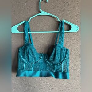 Teal Lace Bralette